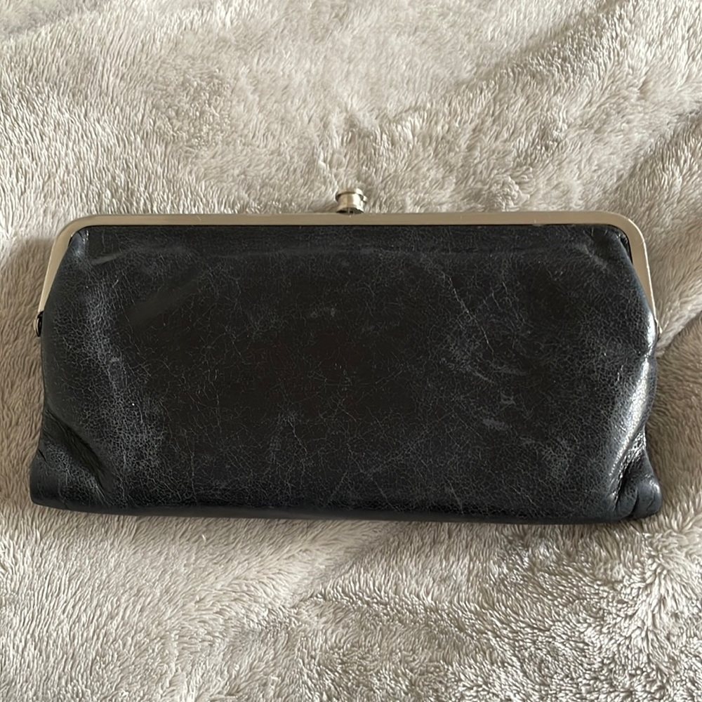 Black Hobo Lauren Leather wallet